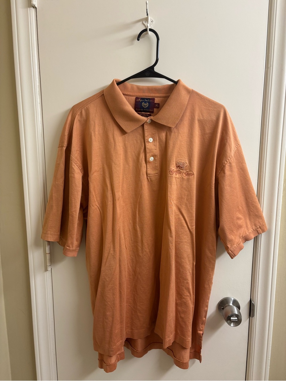 Vintage Byron Nelson Eleven Straight Polo Shirt XL Griffin Gate 100% Cotton